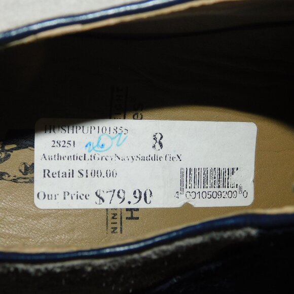 Hush Puppies Suede Leather Gray & Navy Oxfords Size 8M Men\'s Shoes main image 7